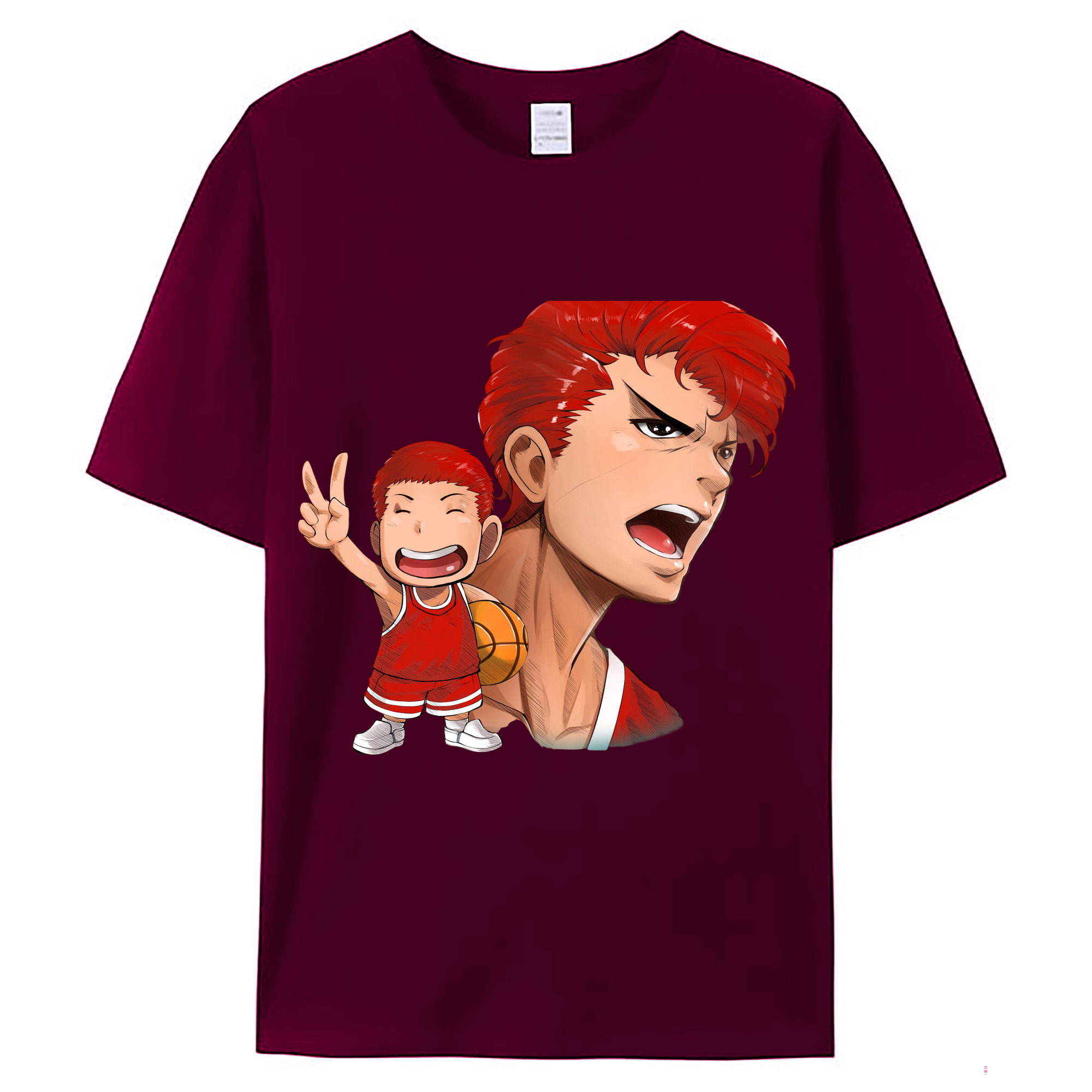 （画像用） SLAM DUNK／スラムダンク レディースカジュアルプリントTシャツ（綿100％）